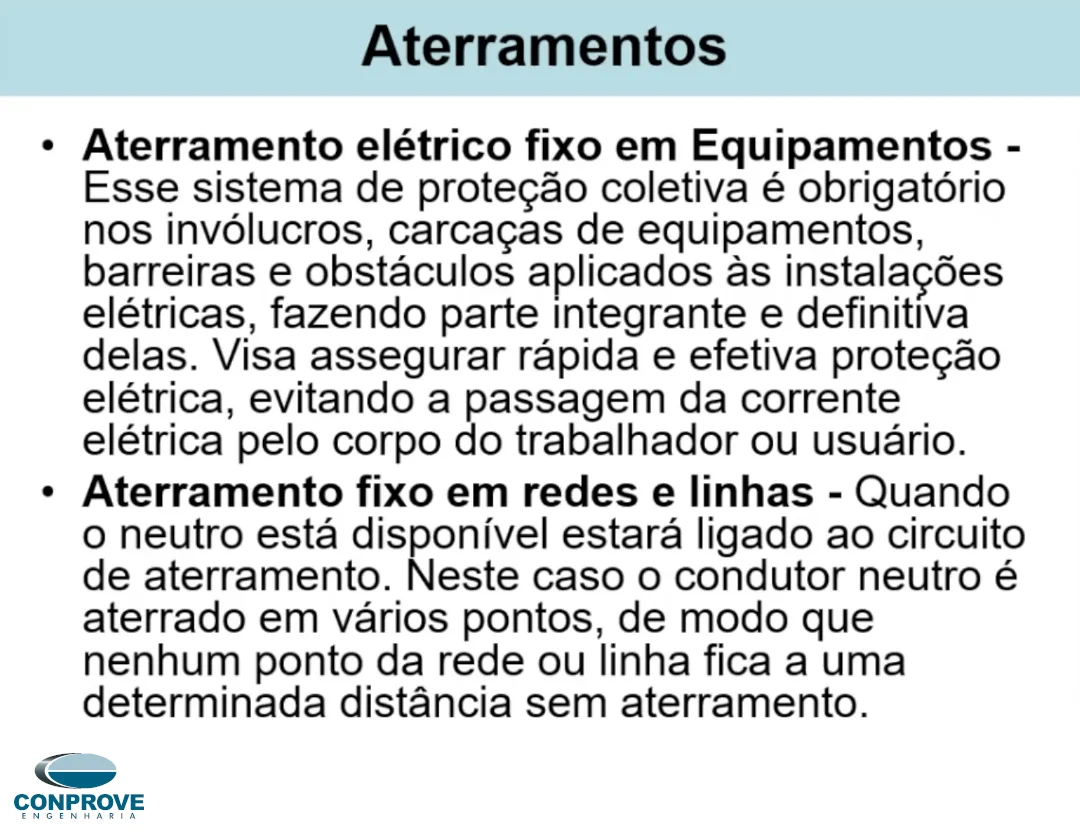 Treinamento concluído: Aterramento Elétrico e Influências em Sistemas Eletrônicos Sensíveis (Teoria e Prática) 1 2022052501