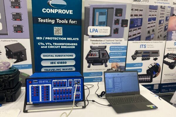 Conprove na DISTRIBUTECH 2025 – Testes em Merging Unit com LPIT!