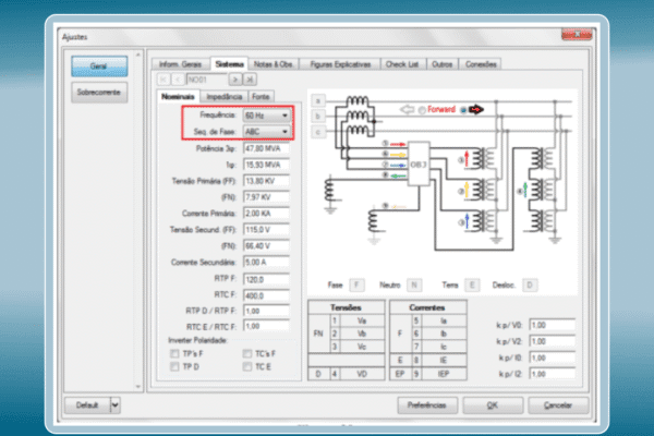 Teste Direcional de Sobrecorrente no Rele SEL 751