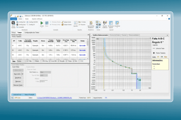Software Overcurrent: Ensaios Automáticos em Relés de Sobrecorrente