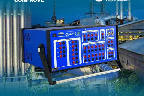 AMC Soluções em Energia adota o CE‑6710 — Testador Universal para Proteção, Automação, Controle e Medição