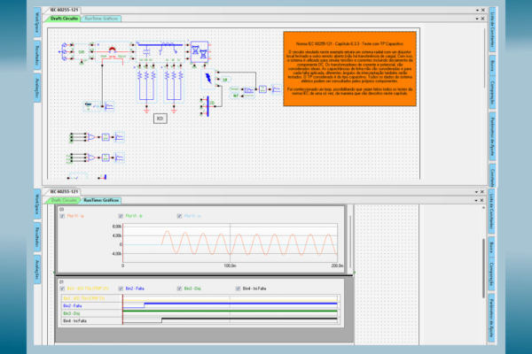 Como Utilizar o PS Simul para Análises da Norma IEC 60255‑121 – Capítulo 6.3.3: Teste com TP Capacitivo 1 Como Utilizar o PS Simul para Análises da Norma IEC 60255‑121 – Capítulo 6.3.3: Teste com TP Capacitivo