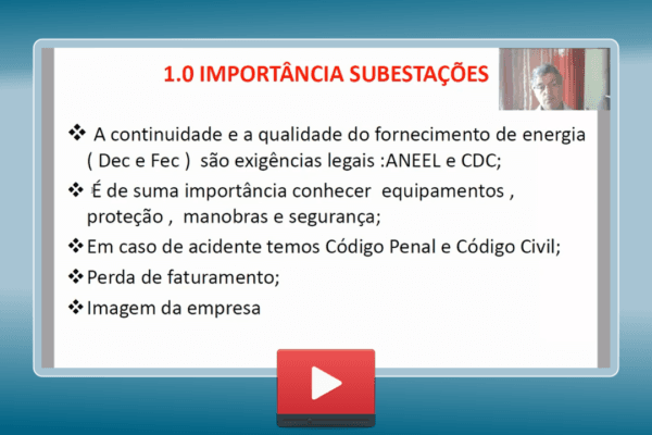 Prévia do Curso: Fundamentos de Subestações de Média e Alta Tensão 1 Prévia do Curso: Fundamentos de Subestações de Média e Alta Tensão