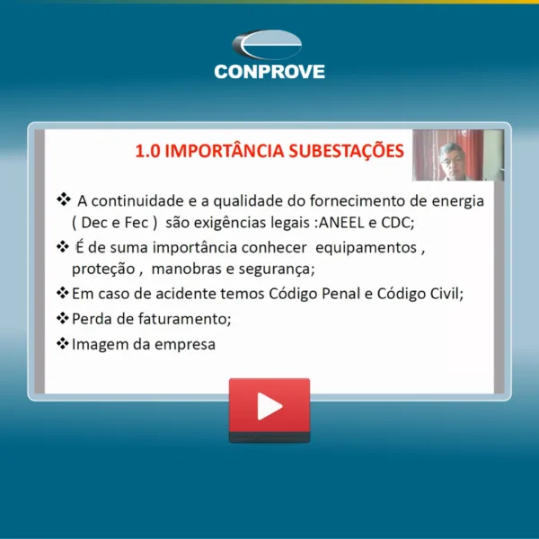Prévia do Curso: Fundamentos de Subestações de Média e Alta Tensão Prévia do Curso: Fundamentos de Subestações de Média e Alta Tensão