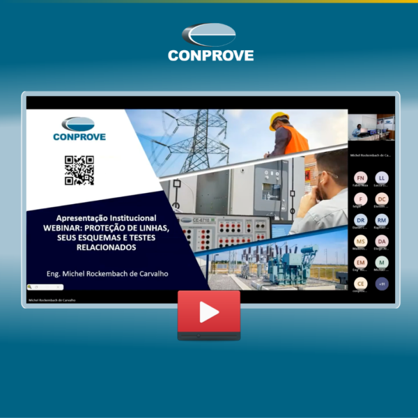Webinar Conprove: Proteção de Linha — Esquemas, Funções ANSI e Testes Práticos (com IEC 61850) Webinar Conprove: Proteção de Linha — Esquemas, Funções ANSI e Testes Práticos (com IEC 61850)