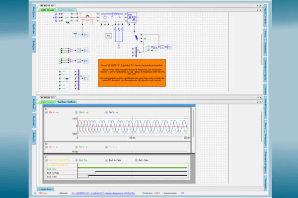 PS Simul aplicado à IEC 60255‑121 (Cap. 6.5.2): análises de desvios de frequência transitórios com testes padronizados 1 PS Simul aplicado à IEC 60255‑121 (Cap. 6.5.2): análises de desvios de frequência transitórios com testes padronizados
