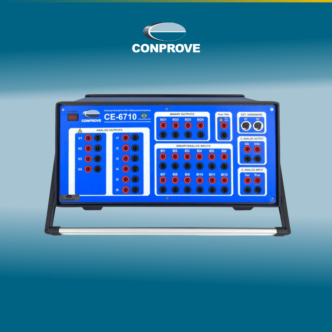 Curso (Prático) – Ensaios em Equipamentos de Secundário com Malas de Testes Conprove CE‑600X, CE‑67XX e CE‑70XX 1 Curso (Prático) – Ensaios em Equipamentos de Secundário com Malas de Testes Conprove CE‑600X, CE‑67XX e CE‑70XX