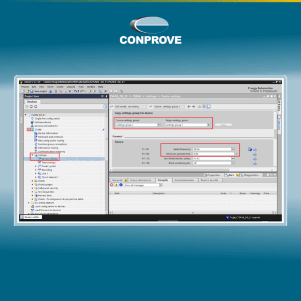 Tutorial de Teste: Relé de Proteção SIEMENS 7SA86 (SIPROTEC 5) — Funções 50/51 (PIOC/PTOC)