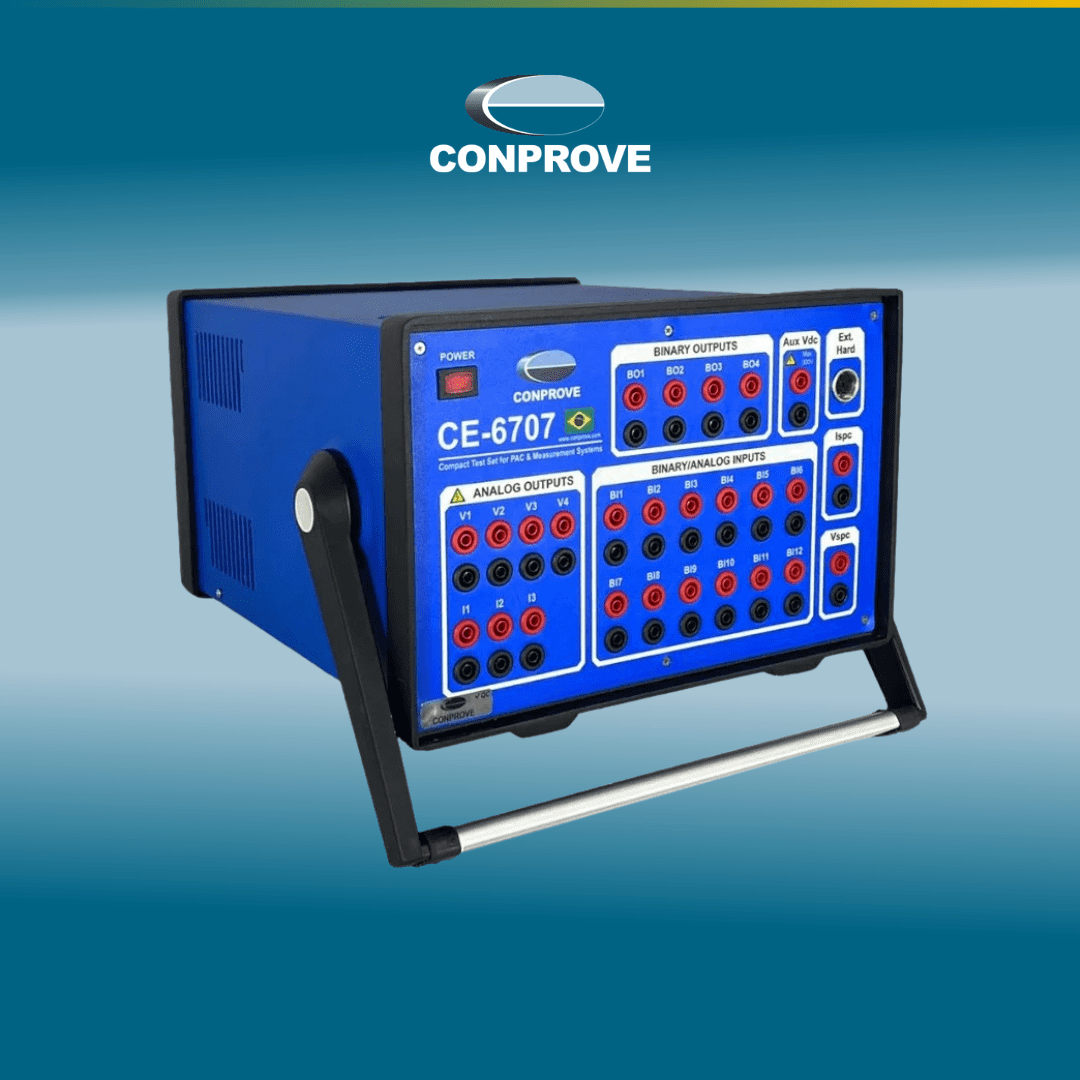 CE-6707: solução compacta para testes secundários de proteção, automação, controle e medição