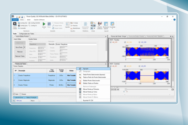 Software Power Quality: Ensaios Avançados para Analisadores de Energia Elétrica